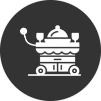 diseño de icono creativo de carrito de comida vector