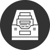 diseño de icono creativo de caja de archivos vector