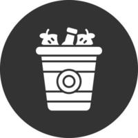 diseño de icono creativo de residuos vector