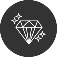 diseño de icono creativo de diamante vector