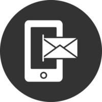 Mobile Email Creative Icon Design vector