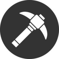 Pickaxe Creative Icon Design vector