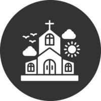 diseño de icono creativo de iglesia vector