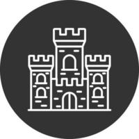 diseño de icono creativo de castillo vector