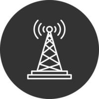 diseño de icono creativo de antena vector