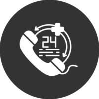 Emergency call Creative Icon Design vector