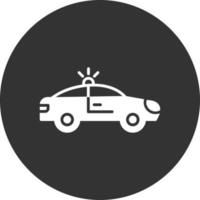 diseño de icono creativo de coche de policía vector