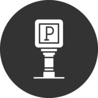 Parking Sign Creative Icon Design vector