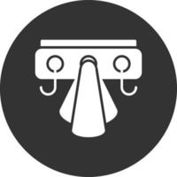 Coat Rack Creative Icon Design vector