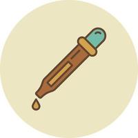 Pipette Creative Icon Design vector