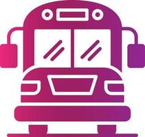 Bus Creative Icon Design vector