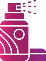 Hairspray Creative Icon Design vector