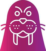 Walrus Creative Icon Design vector