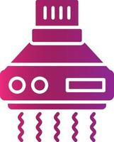 Kitchen Hood Creative Icon Design vector