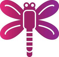 Dragonfly Creative Icon Design vector