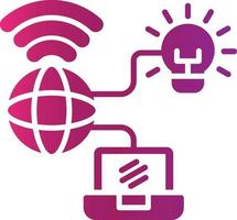 Internet Of Things Creative Icon Design vector