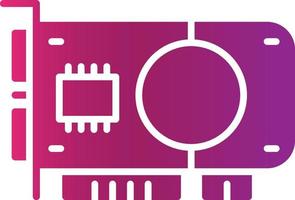 Graphic Card Creative Icon Design vector