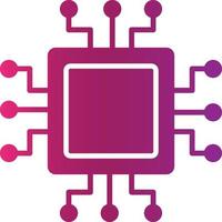 Microchip Creative Icon Design vector