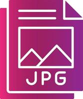 Jpg File Creative Icon Design vector