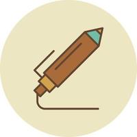 Light Pen Creative Icon Design vector