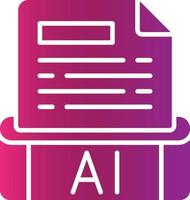 Ai Creative Icon Design vector