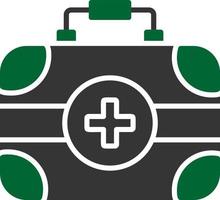 First Aid Kit Creative Icon Design vector