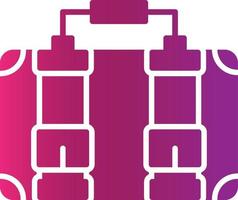 Suitcase Creative Icon Design vector