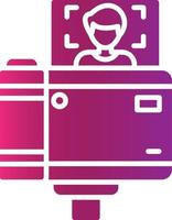 Vlogger Creative Icon Design vector