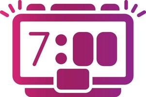 Alarm Creative Icon Design vector