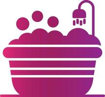 Bathtub Creative Icon Design vector