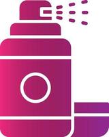 Hair Spray Creative Icon Design vector