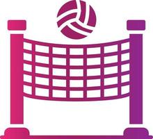 Volleyball Creative Icon Design vector