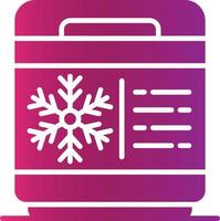 Freezer Creative Icon Design vector