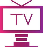 Tv Creative Icon Design vector