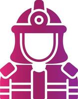 Firefighter Creative Icon Design vector