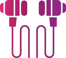 Earphone Creative Icon Design vector