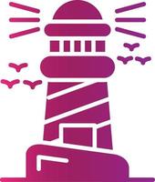 Lighthouse Creative Icon Design vector