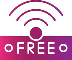 Free Wifi Creative Icon Design vector