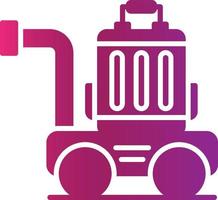 Luggage Cart Creative Icon Design vector