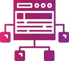 Sitemap Creative Icon Design vector