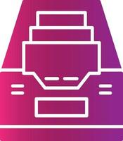 Files Box Creative Icon Design vector