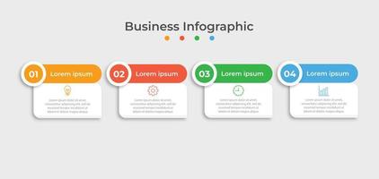 plantilla de diseño infográfico con lugar para sus datos. ilustración vectorial vector