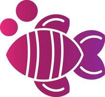diseño de icono creativo de pez payaso vector