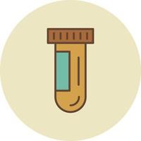 Test Tube Creative Icon Design vector