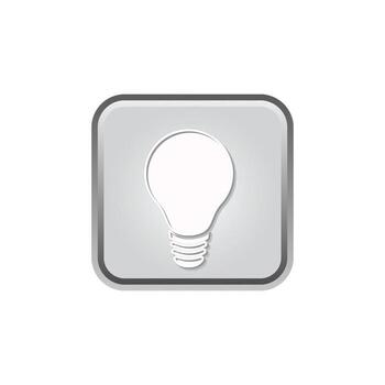 Light Bulb Icon Symbol Vector for Web, Communication and Idea