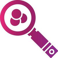 Magnifying Glass Creative Icon Design vector
