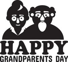 Grandparents T-Shirt Design Bundle, Typography T-Shirt Design vector