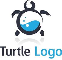 diseño de logotipo de tortuga. vector