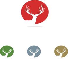 logotipo de caza, ciervo, vector de ciervo, caza de animales