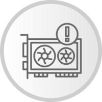 Gpu Error Vector Icon